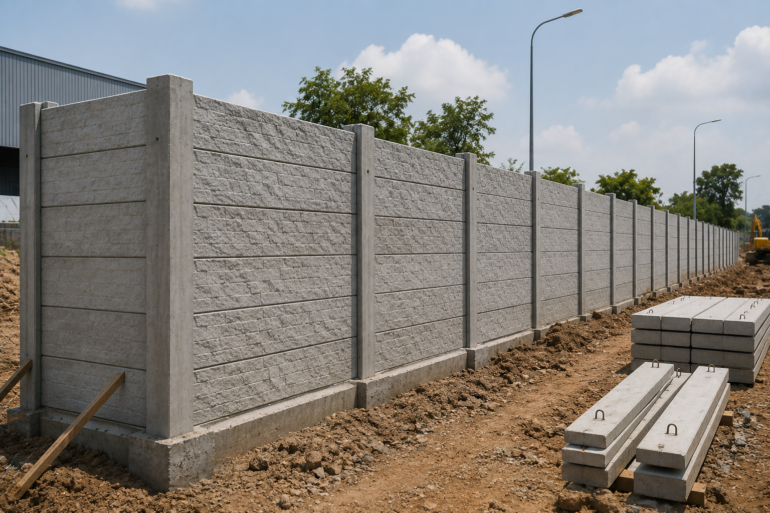 Precast Boundary Wall