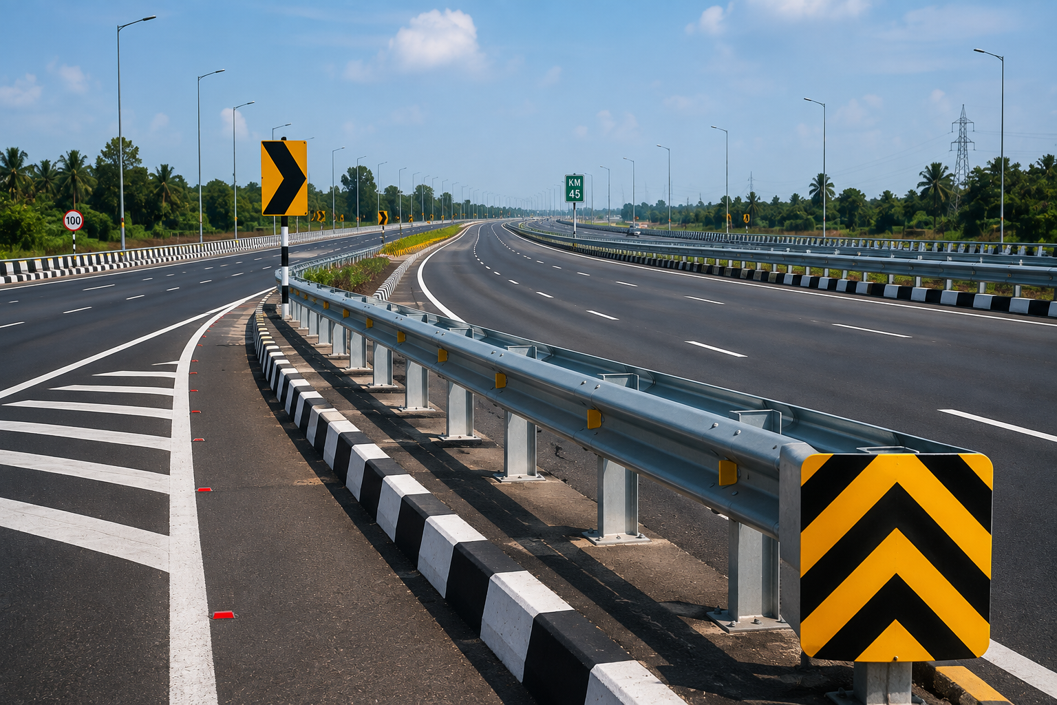 Expressway Crash Barriers